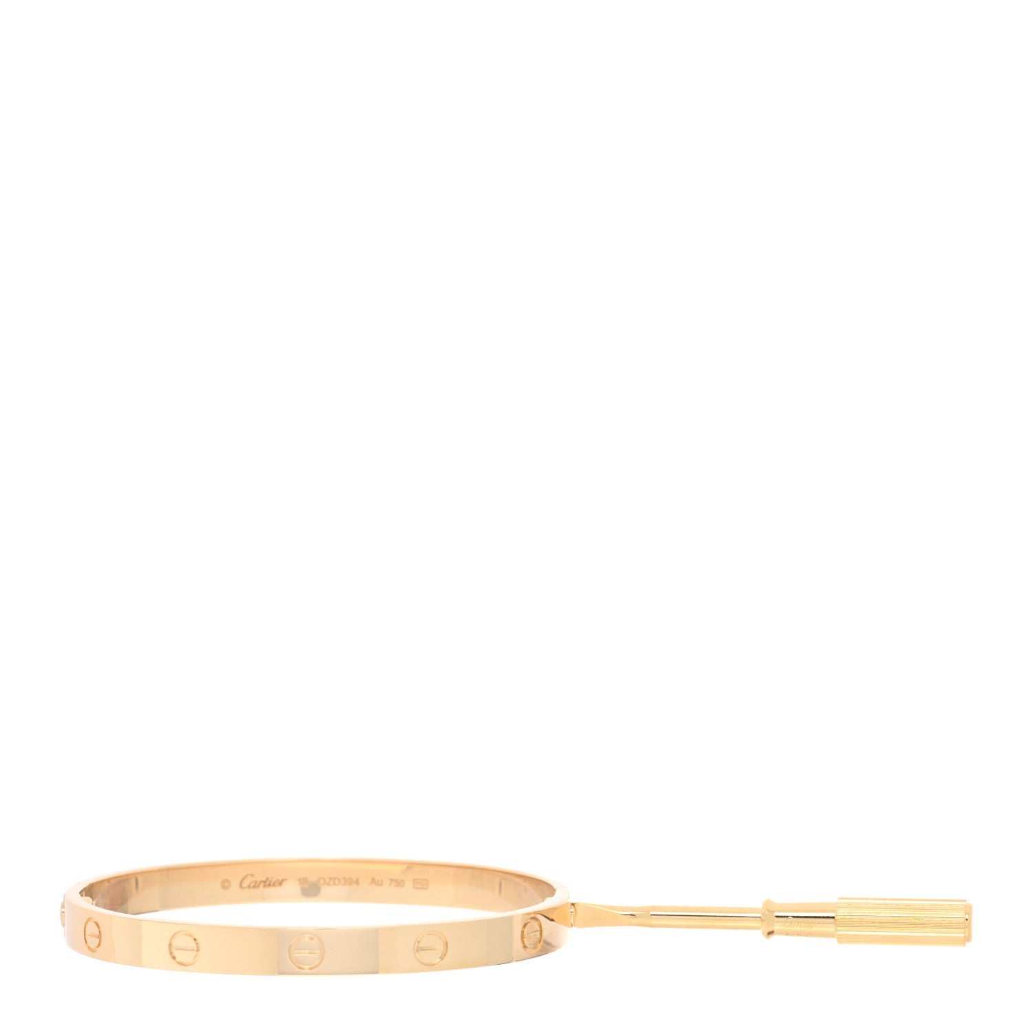 Cartier 18K Yellow Gold LOVE Bracelet 18 4 of 5
