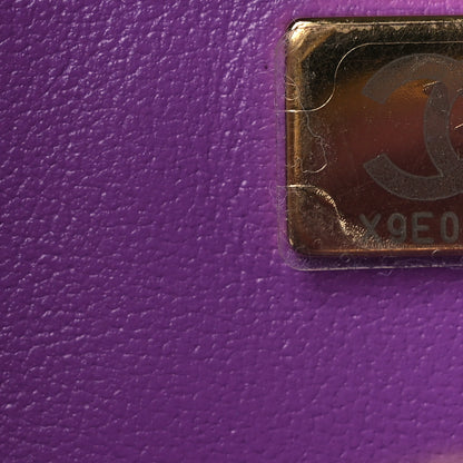 Chanel Lambskin Quilted CC In Love Heart Bag Purple 6 of 11