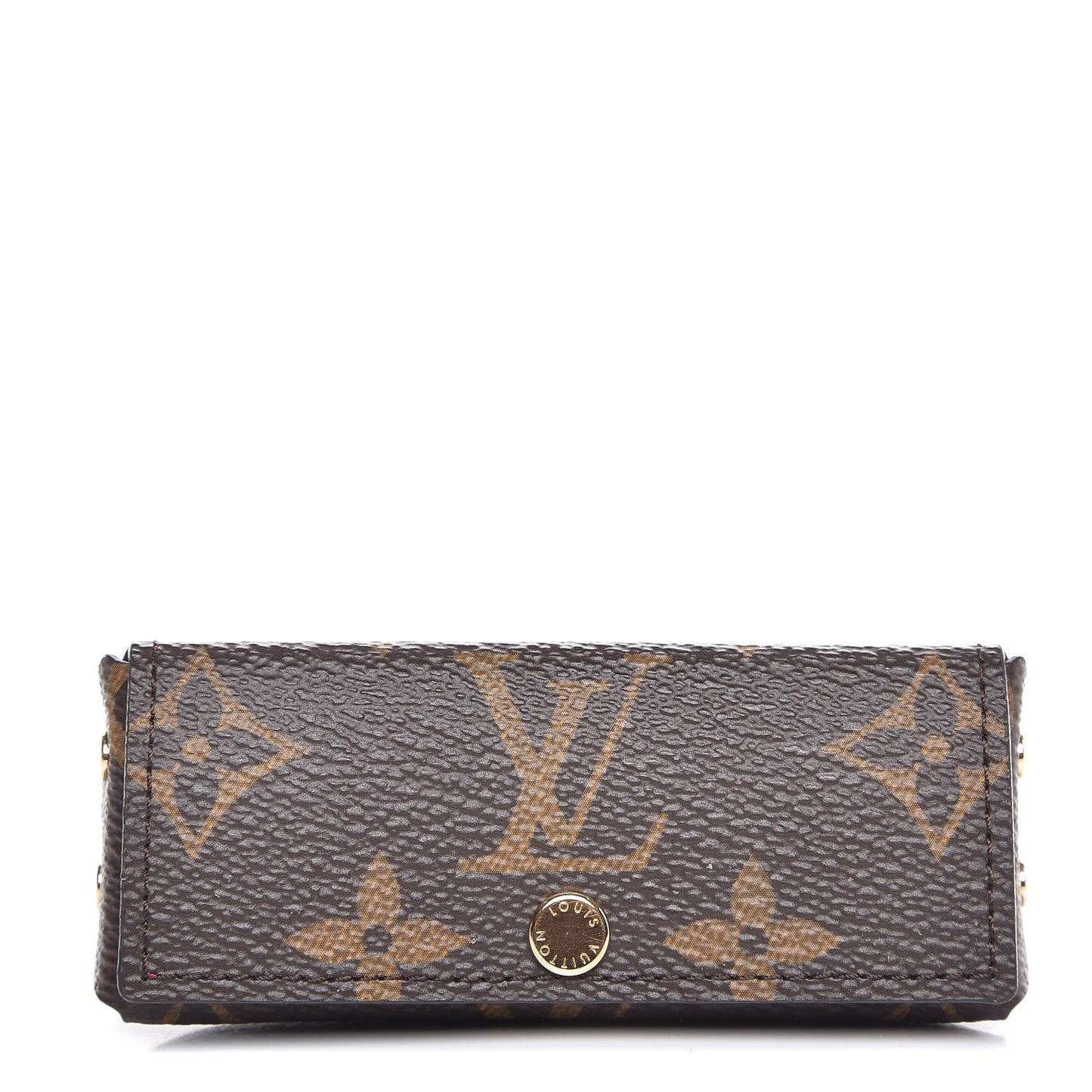 Monogram Lipstick Case Fuchsia