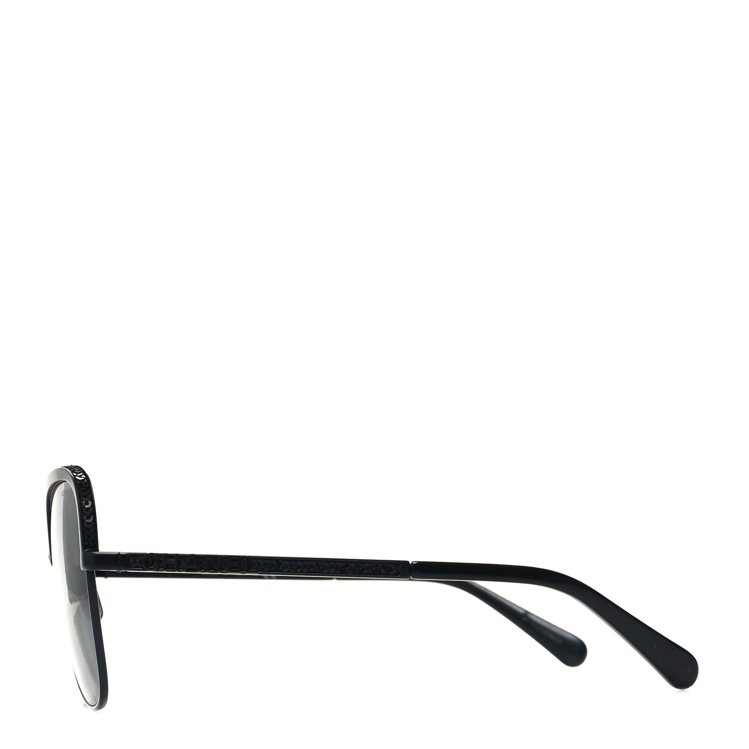Chanel Square Frame Sequin Sunglasses 4270 Black 3 of 10
