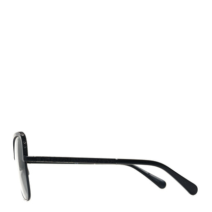 Chanel Square Frame Sequin Sunglasses 4270 Black 3 of 10