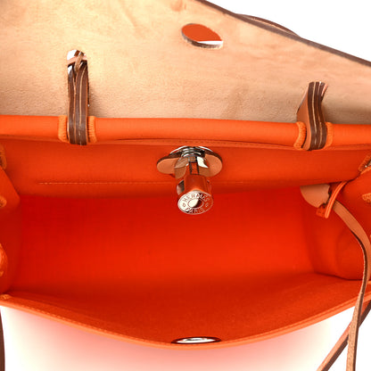 Hermes Toile Vache Hunter Herbag Zip 31 PM Orange 6 of 12