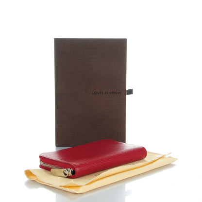 Louis Vuitton Epi Compact Zippy Wallet Carmine 4 of 7