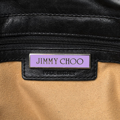 Jimmy Choo Supple Calfskin Large Radiant Hobo Black 8 of 17