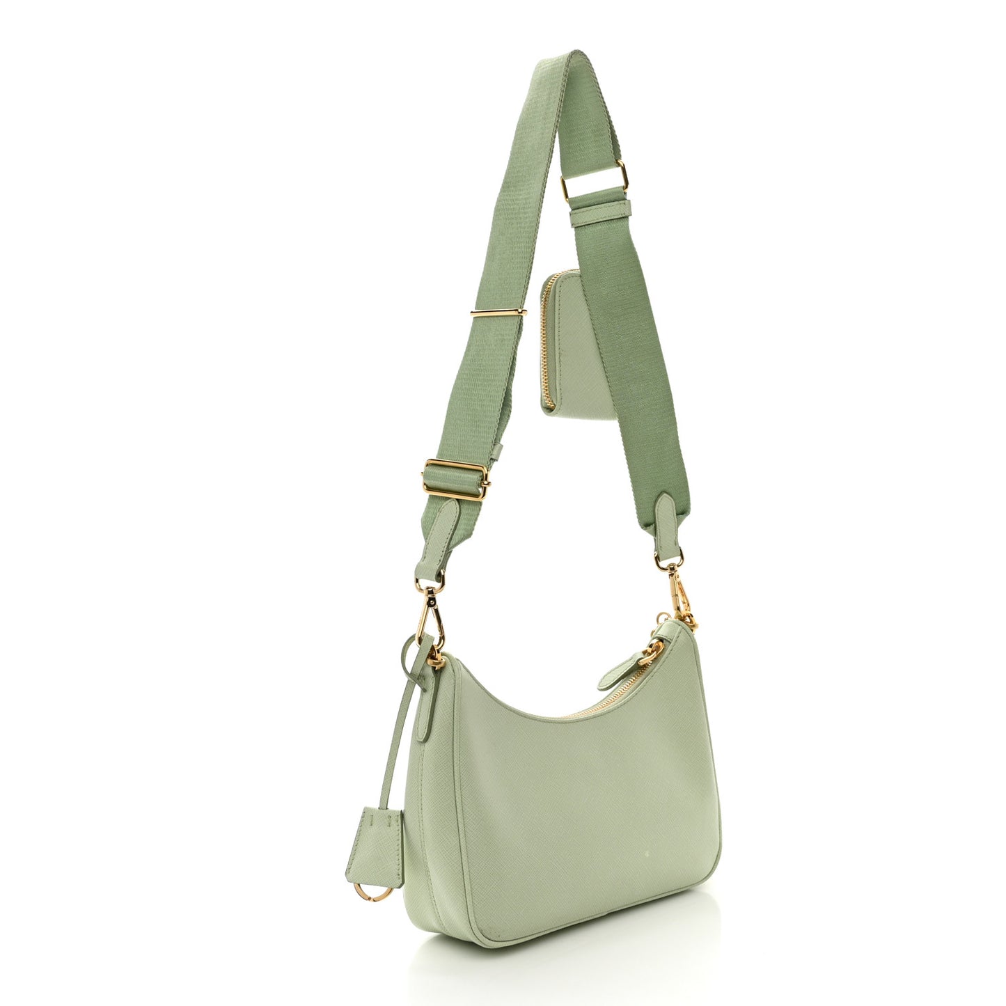 Saffiano Lux Re-Edition 2005 Shoulder Bag Acqua