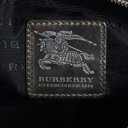 Burberry Nova Check Cosmetic Bag Nickel 6 of 8