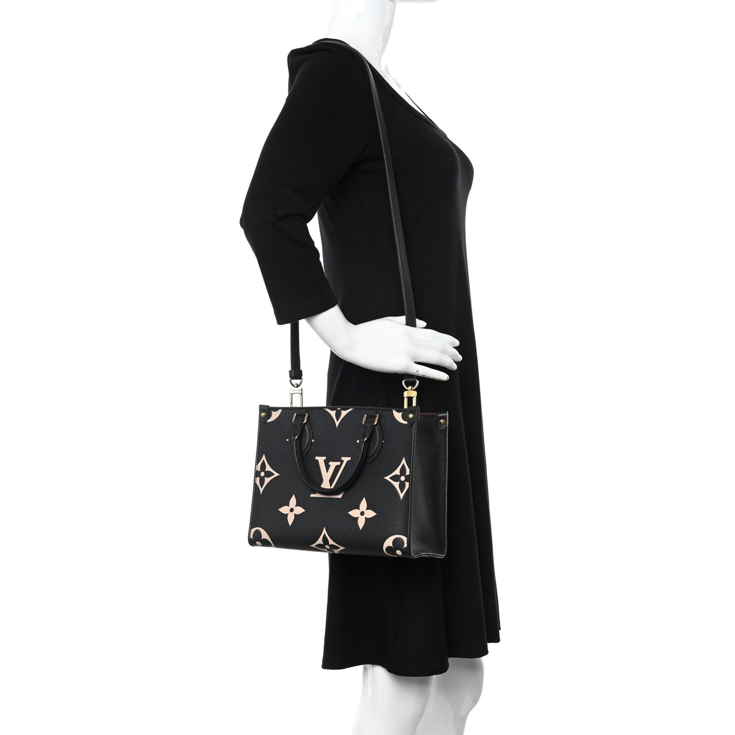 Empreinte Monogram Giant Onthego PM Black Beige