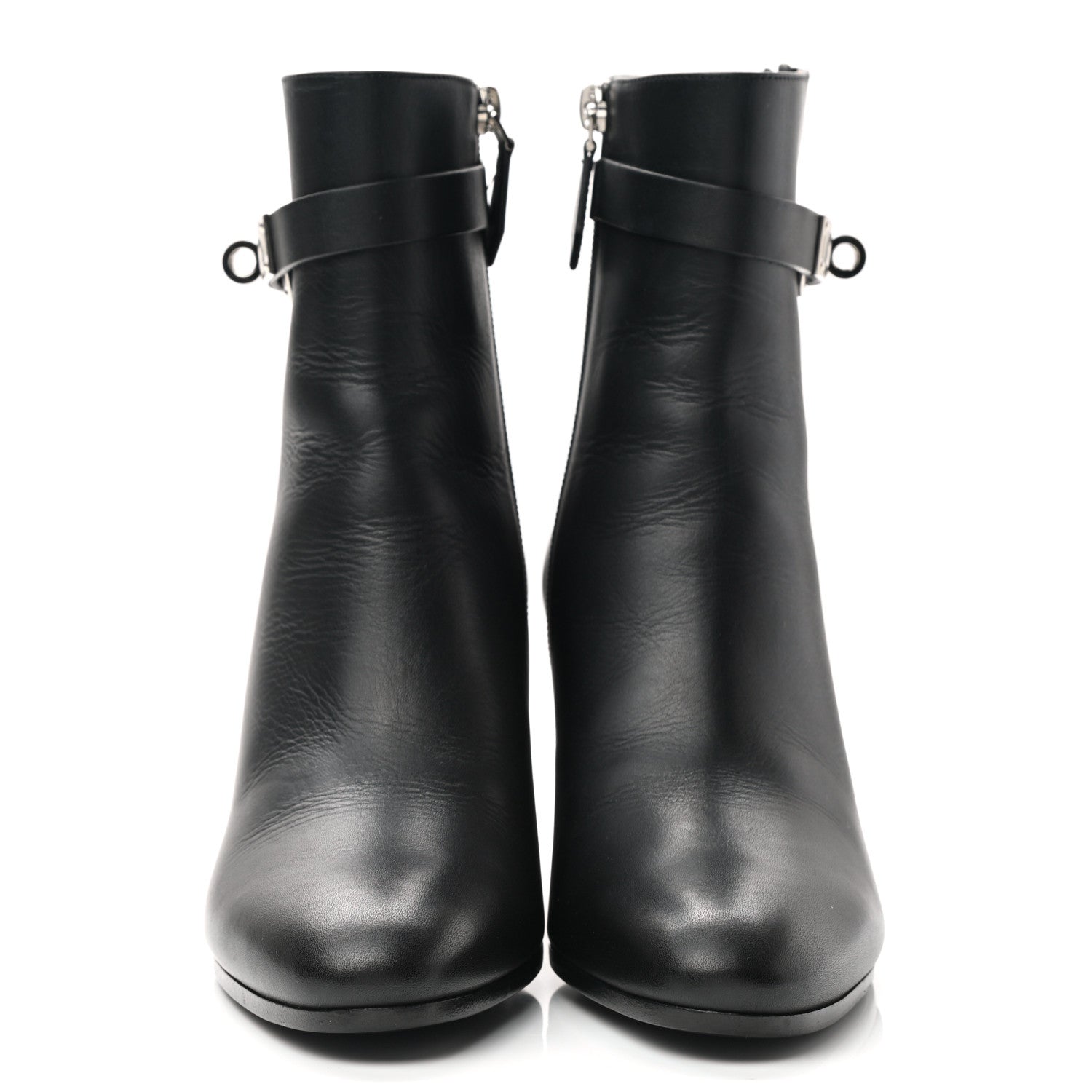 Hermes Calfskin Saint Germain Ankle Boots 37 Black 2 of 8