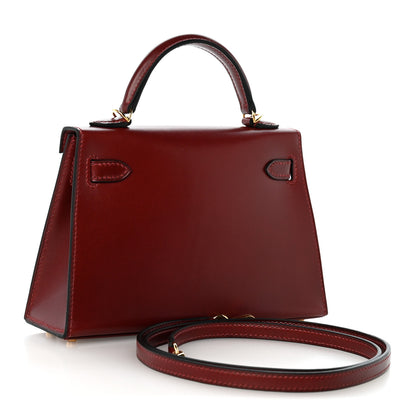 Hermes Box Mini Kelly Sellier 20 Rouge H 5 of 19