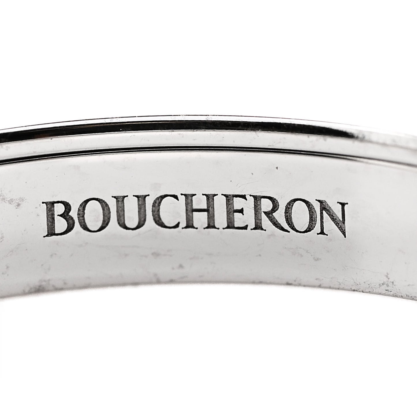 18K White Gold PVD Quatre Black Edition Wedding Band Ring 63 10.25