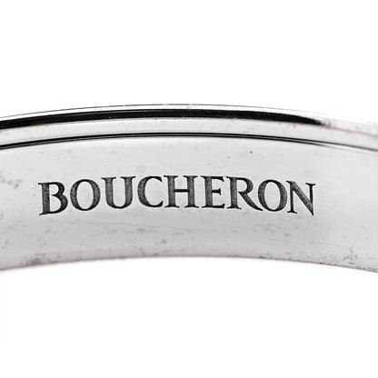 Boucheron 18K White Gold PVD Quatre Black Edition Wedding Band Ring 63 10.25 7 of 9
