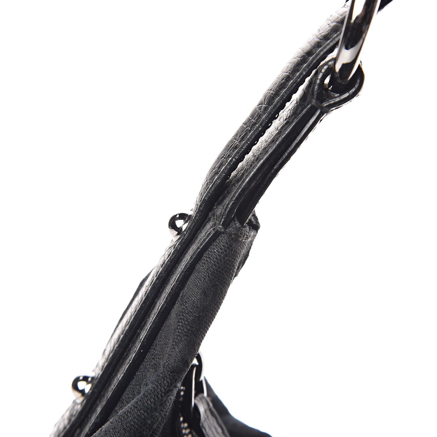 Gucci Monogram Medium Horsebit Chain Hobo Black 10 of 17