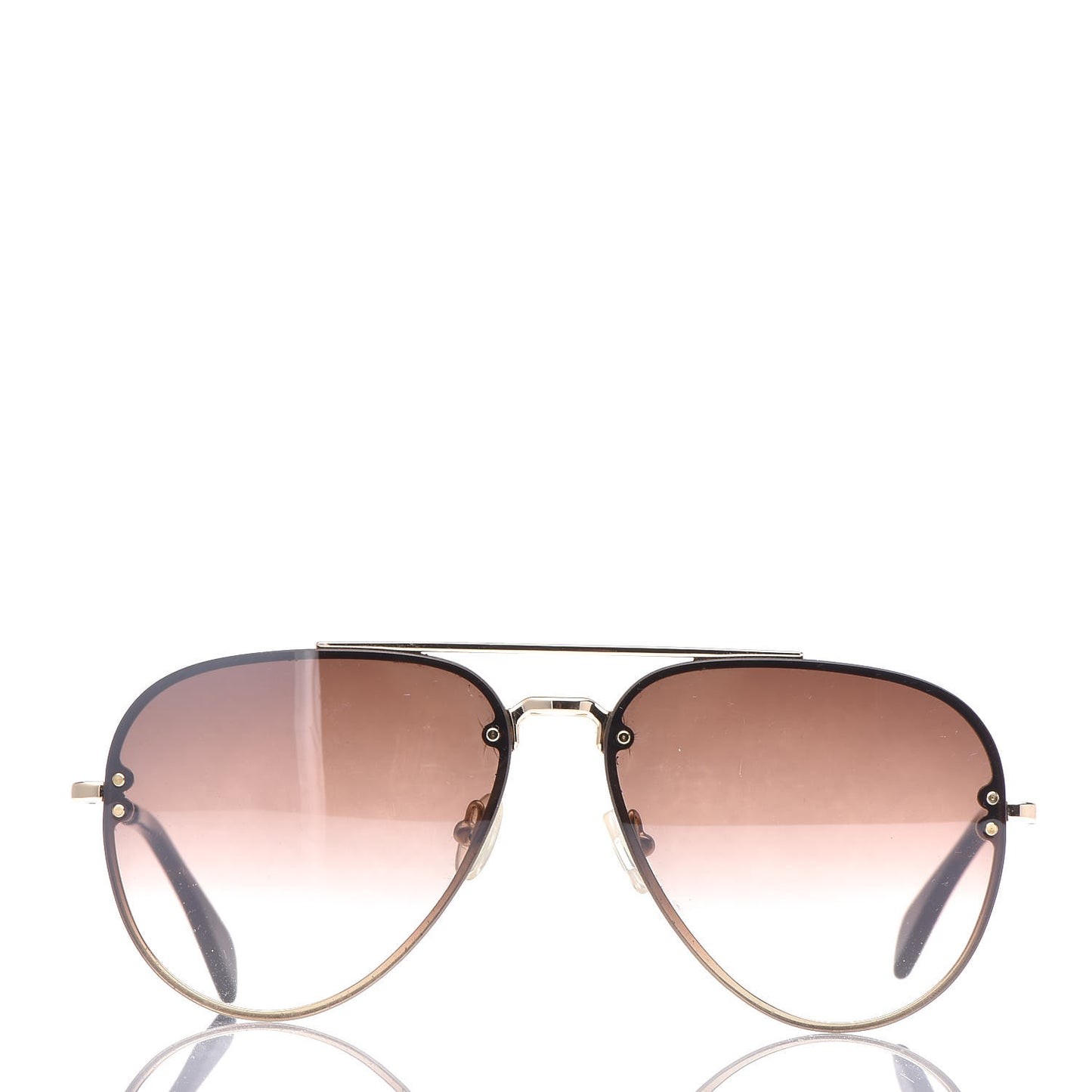 Mirror Aviator Sunglasses CL 41392/S Gold Pink