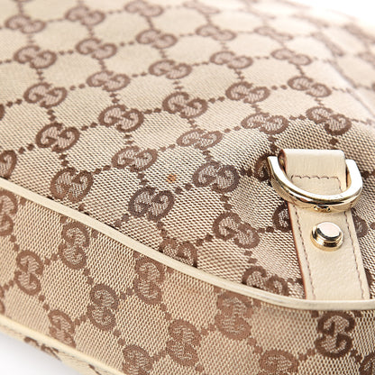 Gucci Monogram Large Abbey D Ring Hobo Off White 10 of 11