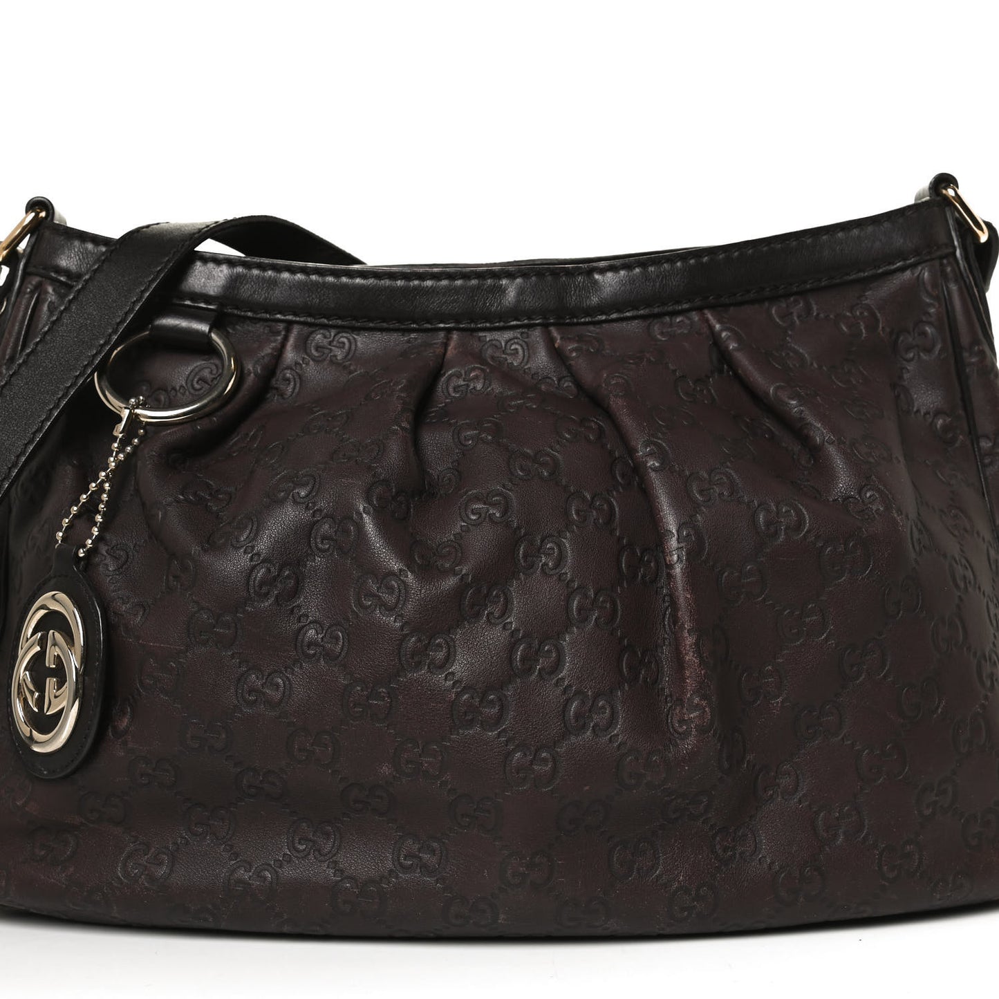 Guccissima Sukey Messenger Bag Brown