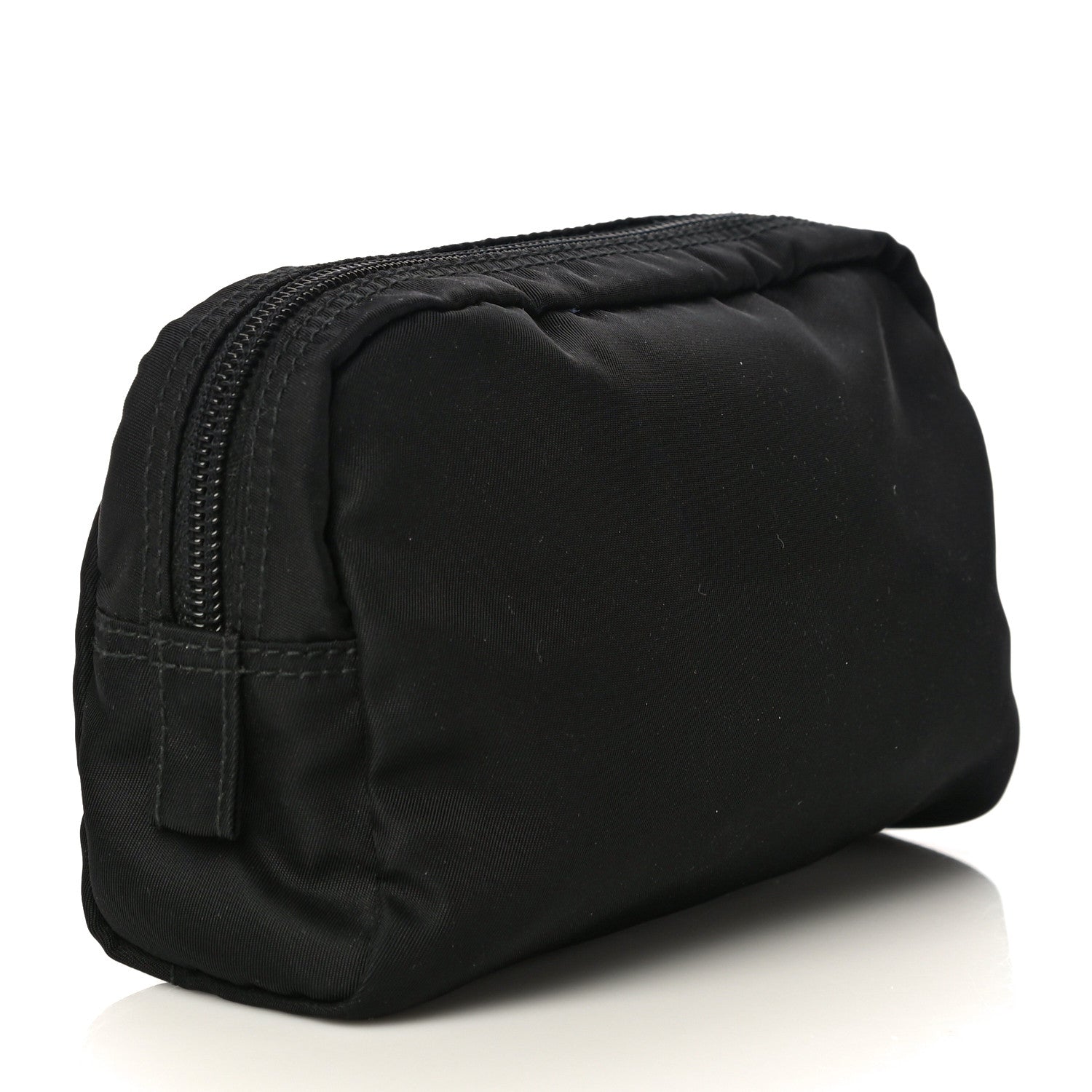 Prada Tessuto Nylon Saffiano Pouch Black 3 of 9