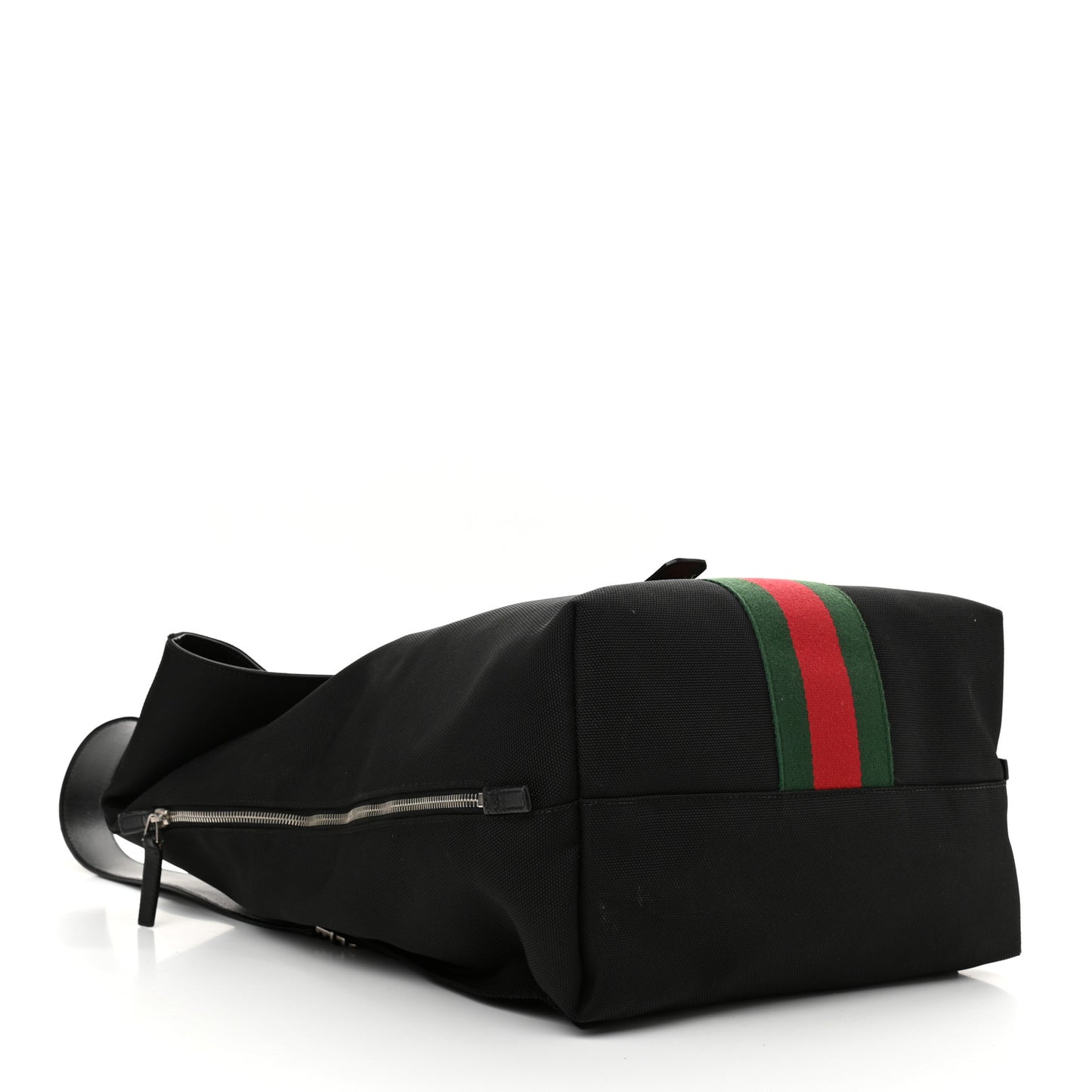 Techno Canvas Web Single Buckle Backpack Black