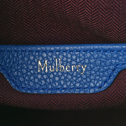 Mulberry Classic Grain Calfskin Small Colville Porcelain Blue 6 of 8