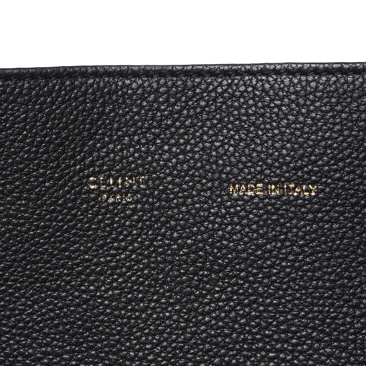Soft Grained Calfskin Medium Belt Cabas Phantom Black