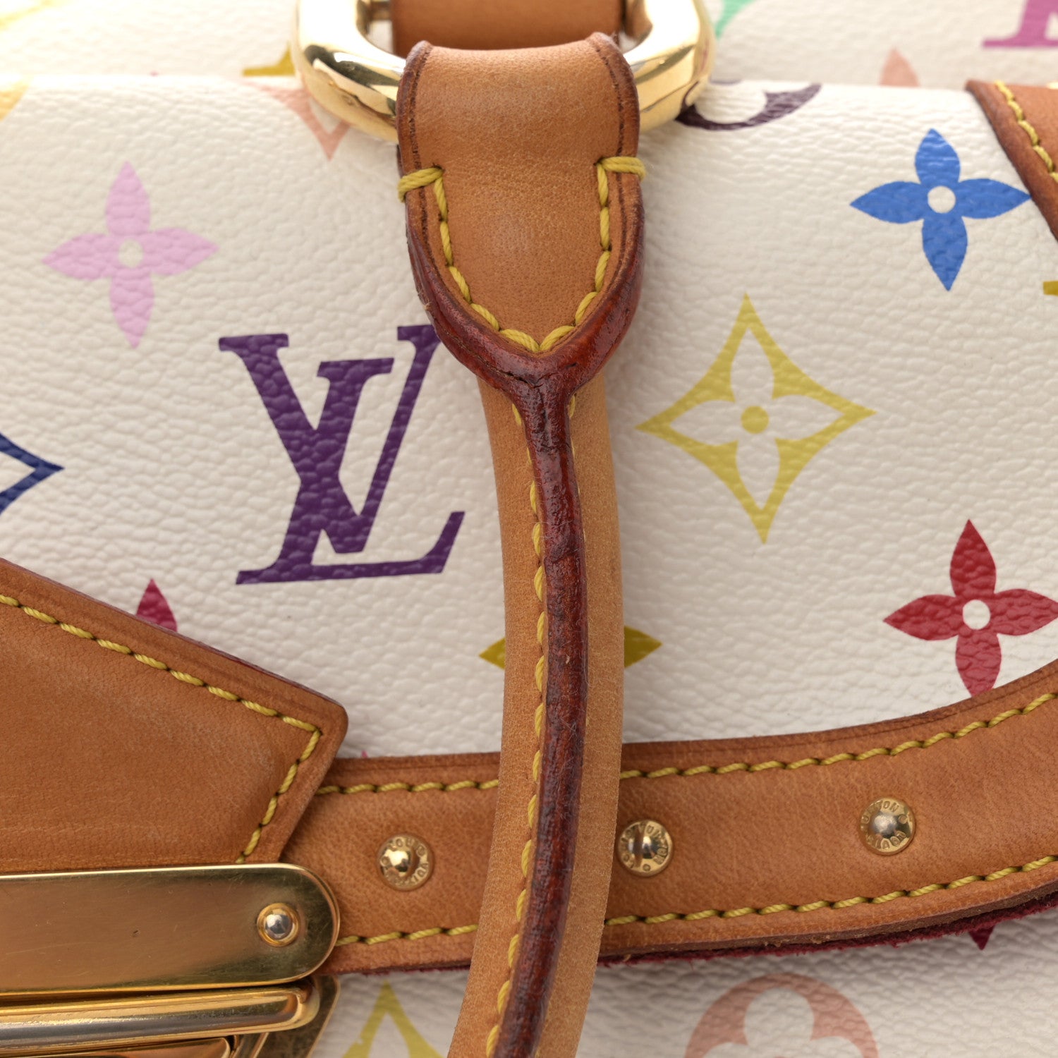 Louis Vuitton Monogram Multicolor Rita White 11 of 15