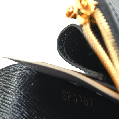 Louis Vuitton Epi Sequin Bird Twist Chain Wallet PM Black 7 of 9