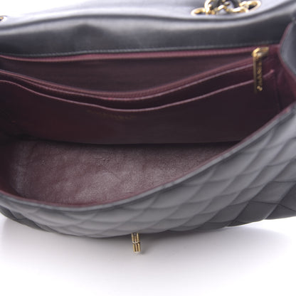 Chanel Lambskin Quilted Jumbo Single Flap Black 4 of 11