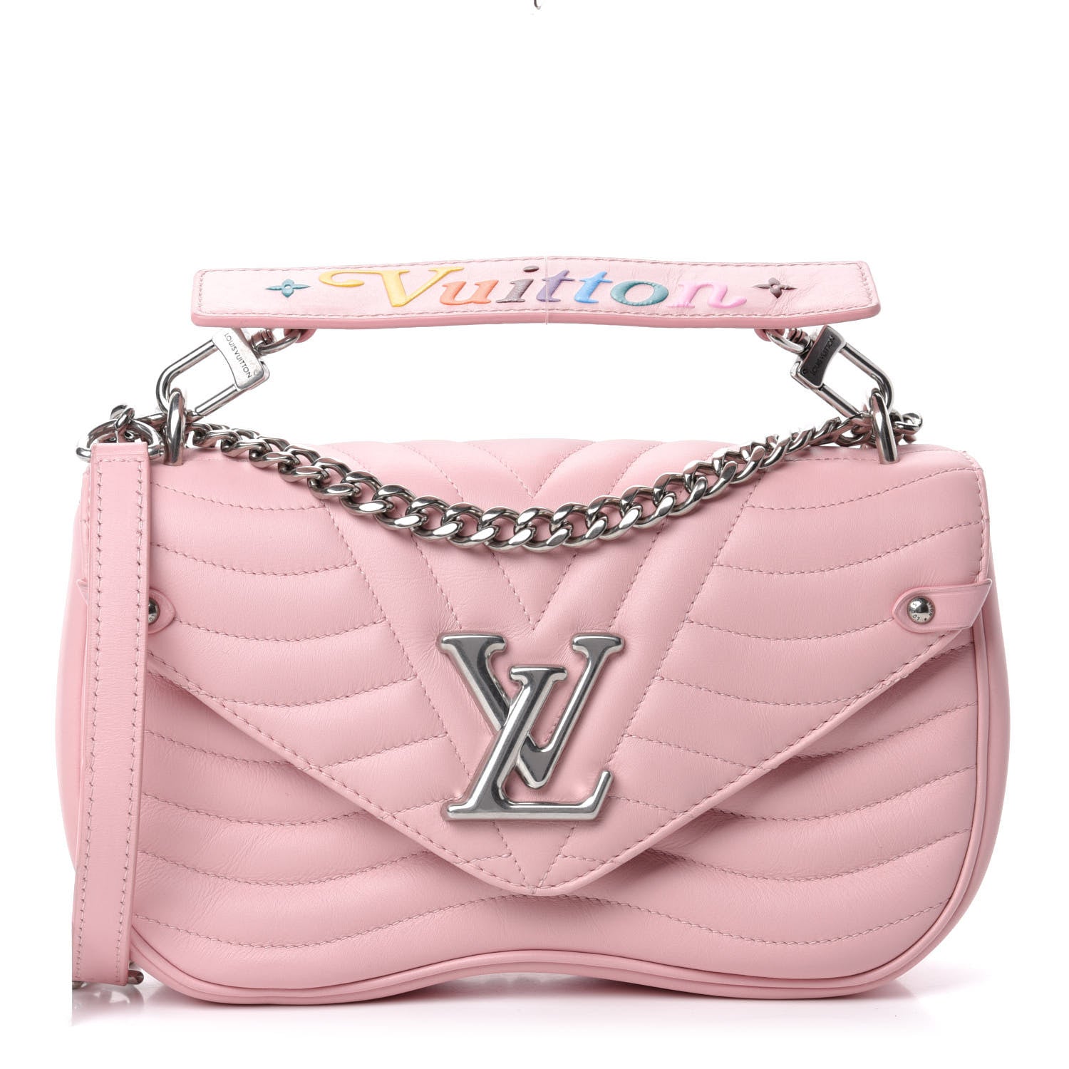 Louis Vuitton Calfskin New Wave Chain MM Smoothie Pink 1 of 11
