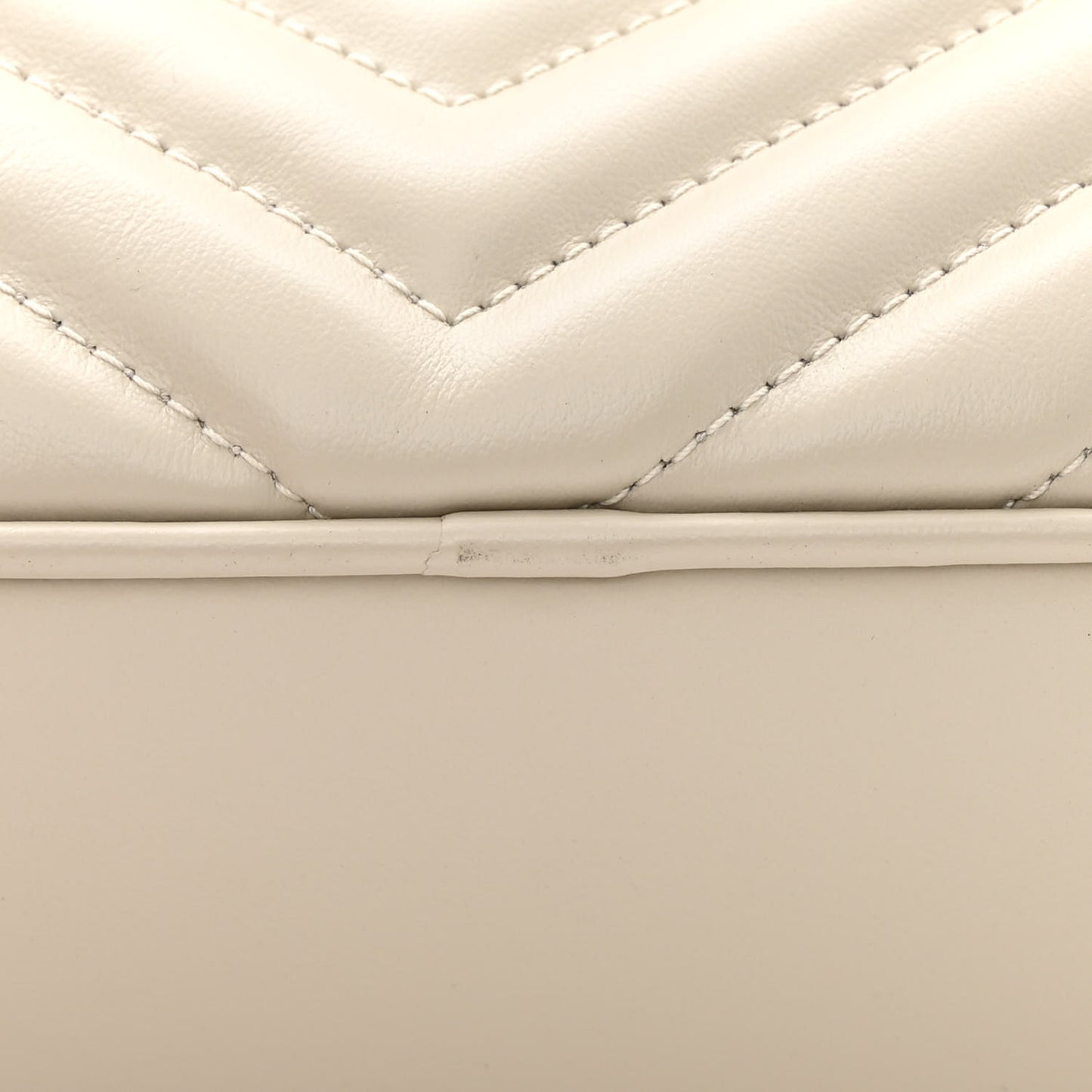 Calfskin Matelasse Monogram Lou Camera Bag Crema Soft
