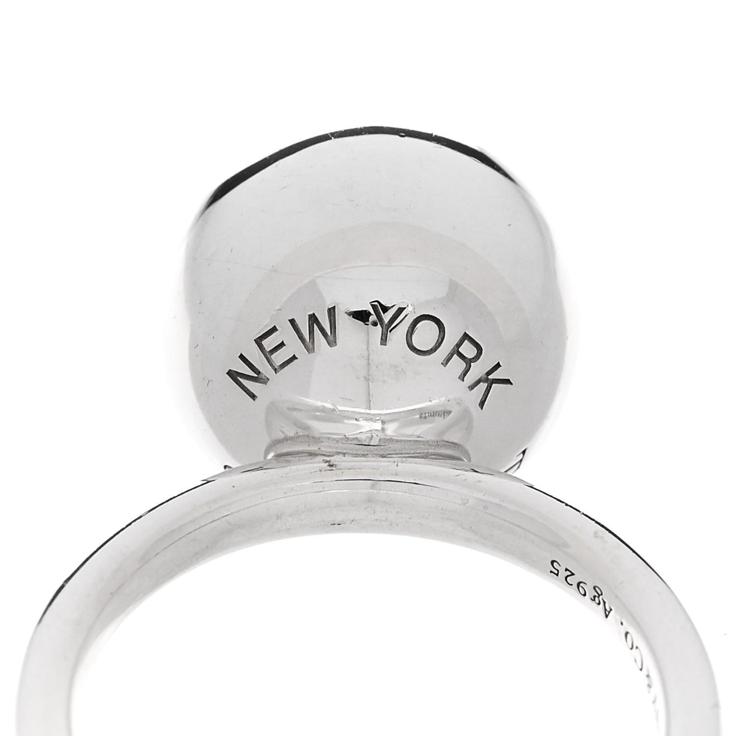 Sterling Silver 12mm Hardwear Ball Ring 49 5