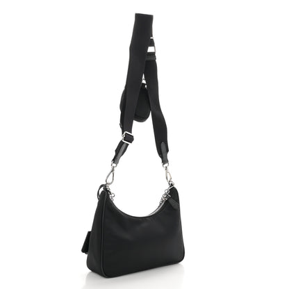 Prada Nylon Re-Edition 2005 Shoulder Bag Black 3 of 10