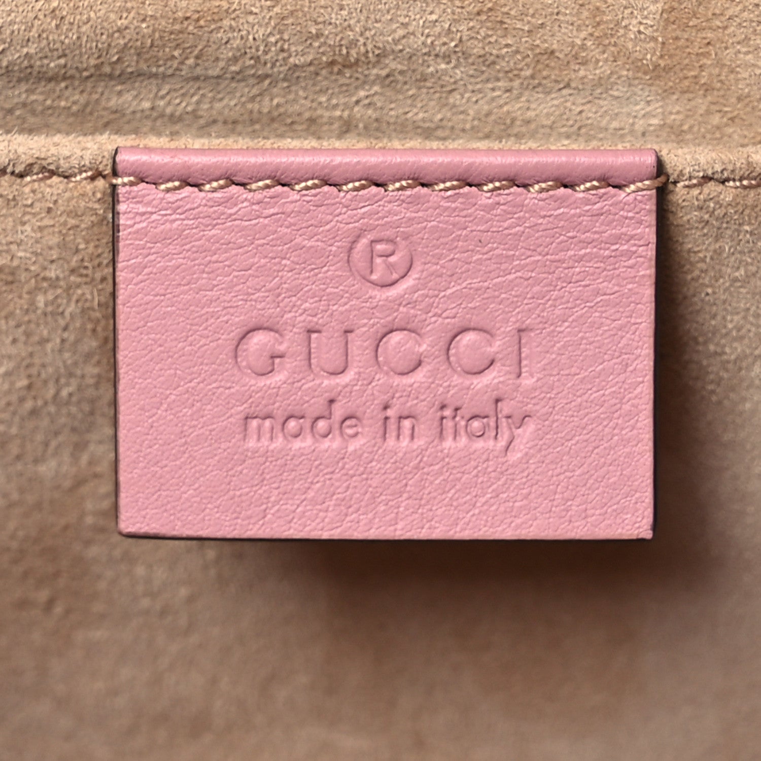 Gucci Calfskin Studded Small Padlock Shoulder Bag Carmine Rose 6 of 12