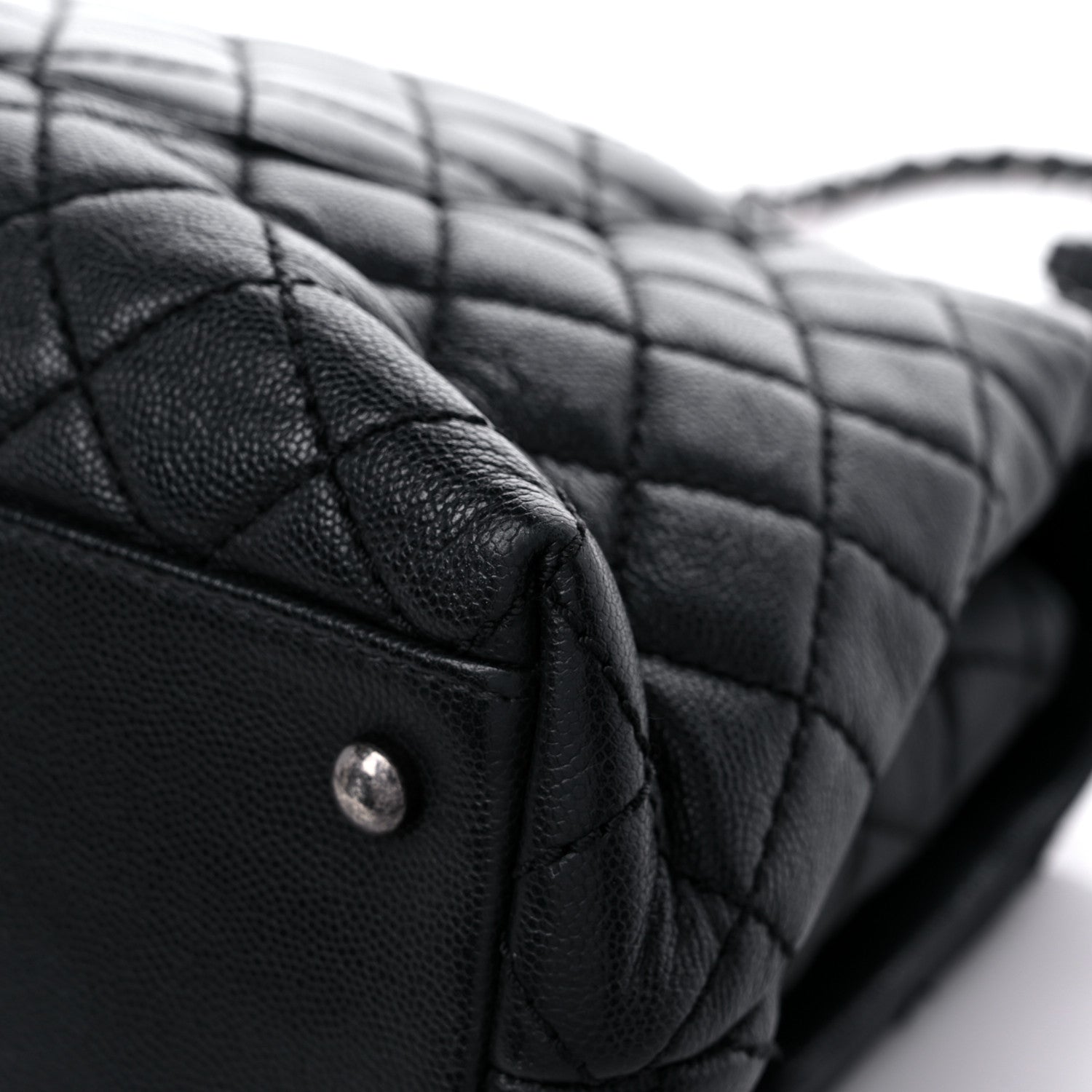 Chanel Caviar Quilted Medium Coco Handle Flap Black 11 of 15