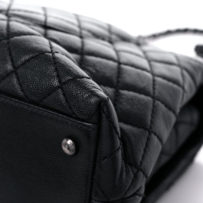 Chanel Caviar Quilted Medium Coco Handle Flap Black 11 of 15