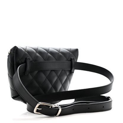 Chanel Lambskin Quilted Waist Belt Bag Black 3 of 13