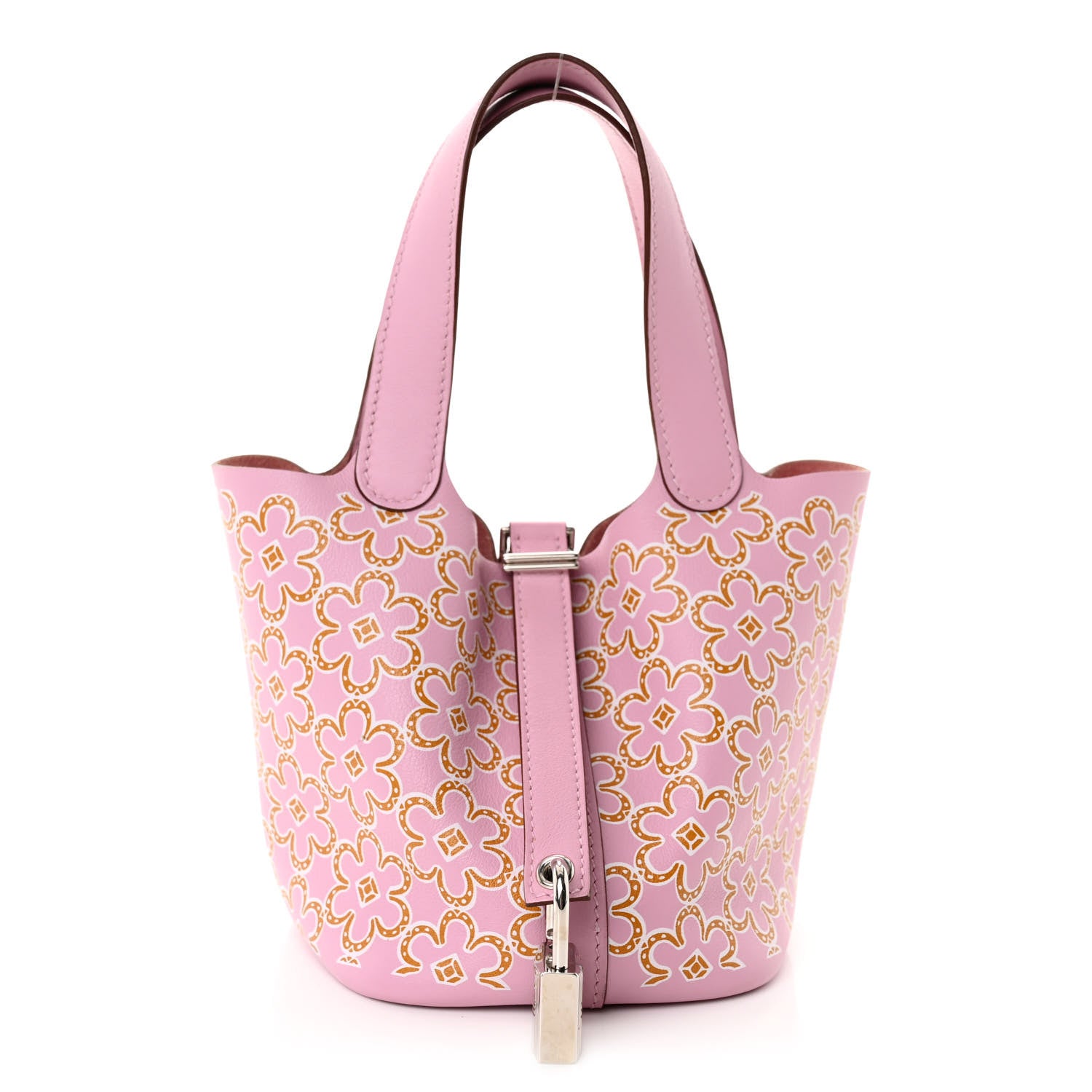 Hermes Swift Micro Lucky Daisy Picotin Lock Mauve Sylvestre 1 of 12