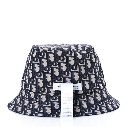 Christian Dior Oblique Reversible Teddy-D Brim Bucket Hat 59 Blue 11 of 14