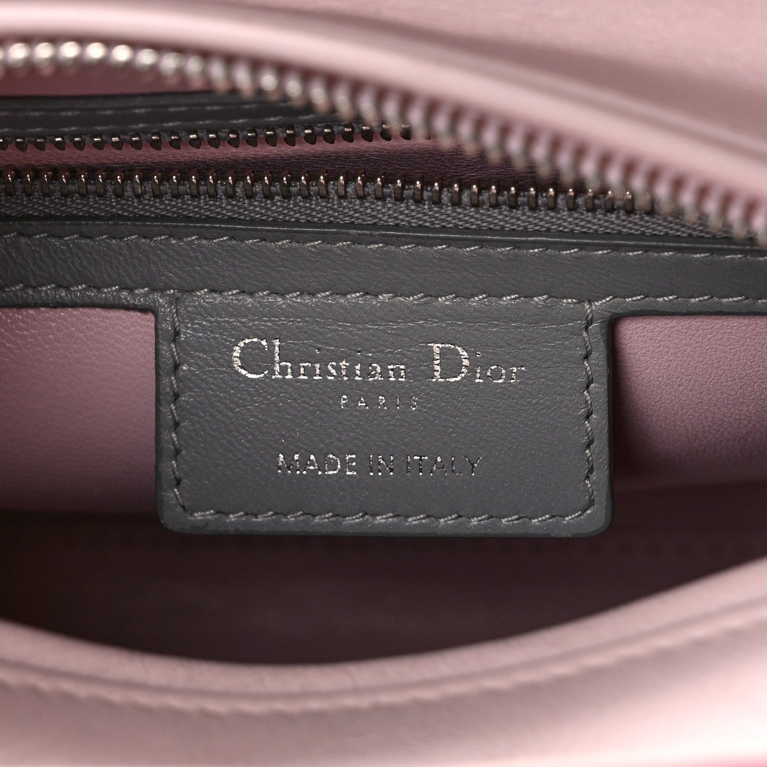 Christian Dior Lambskin Cannage Medium Tri-Color Lady Dior Fuchsia 6 of 13