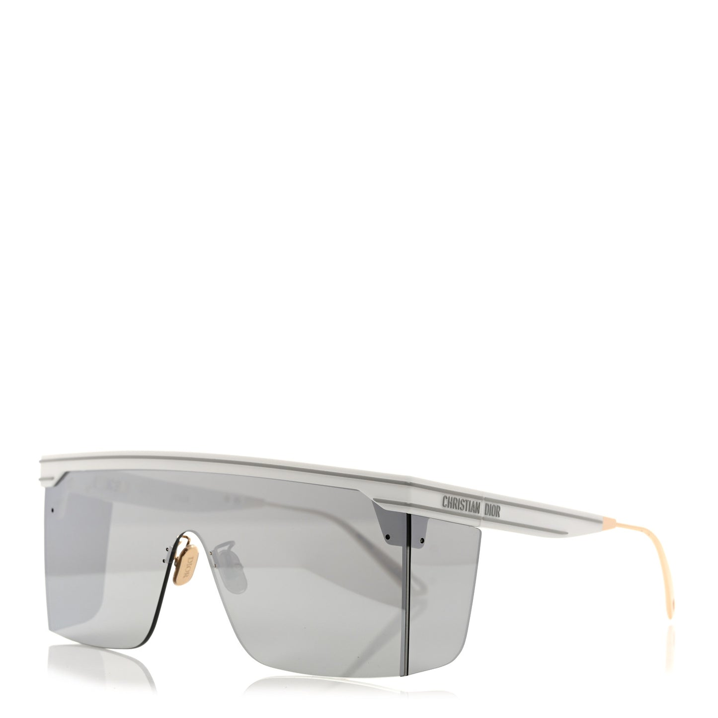 Diorclub M1U Mask Sunglasses White