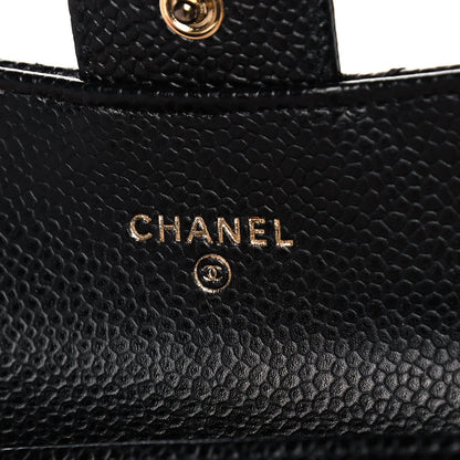 Chanel Caviar Quilted Flap Card Holder Black 6 of 12