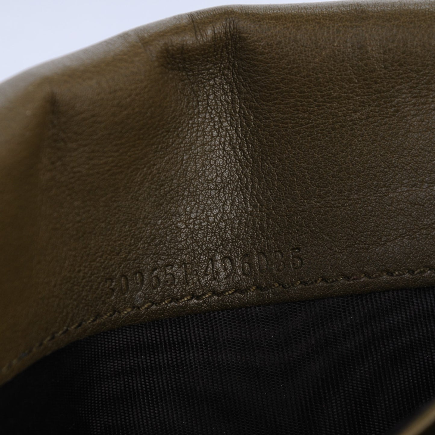 Microguccissima Travel Document Case Olive