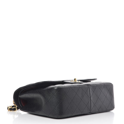 Chanel Caviar Quilted Jumbo Double Flap Black 4 of 17
