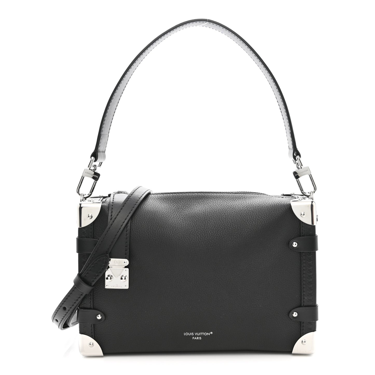 Calfskin Side Trunk MM Black