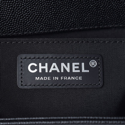 Chanel Caviar Quilted Medium Boy Flap Black 8 of 11