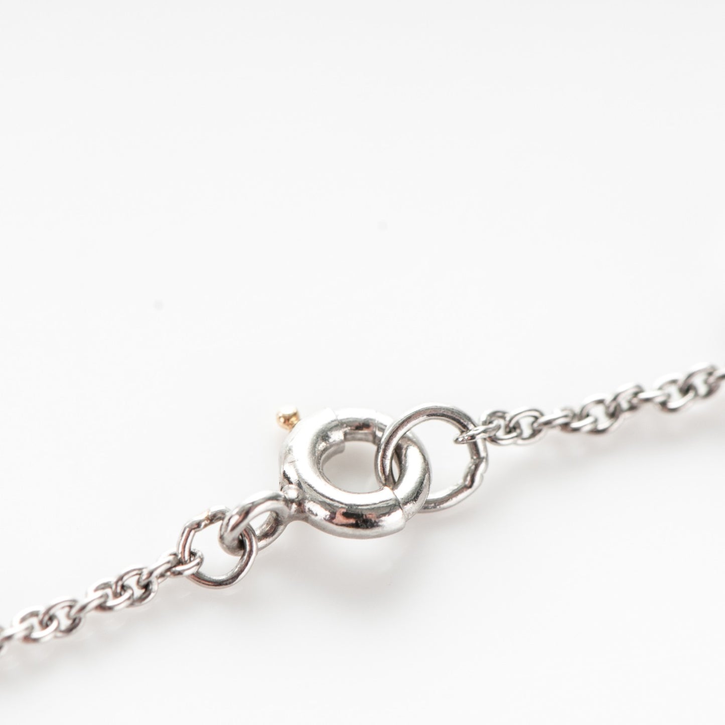 Platinum Elsa Peretti Open Heart Charm Bracelet