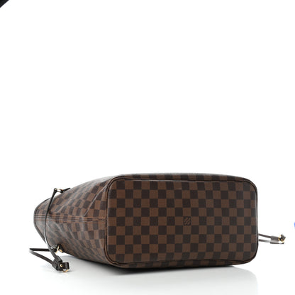 Louis Vuitton Damier Ebene Neo Neverfull MM Rose Ballerine 4 of 9