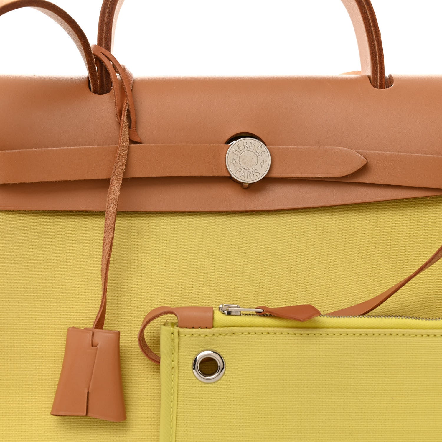 Hermes Toile Vache Hunter Herbag Zip 31 PM Soufre 8 of 12
