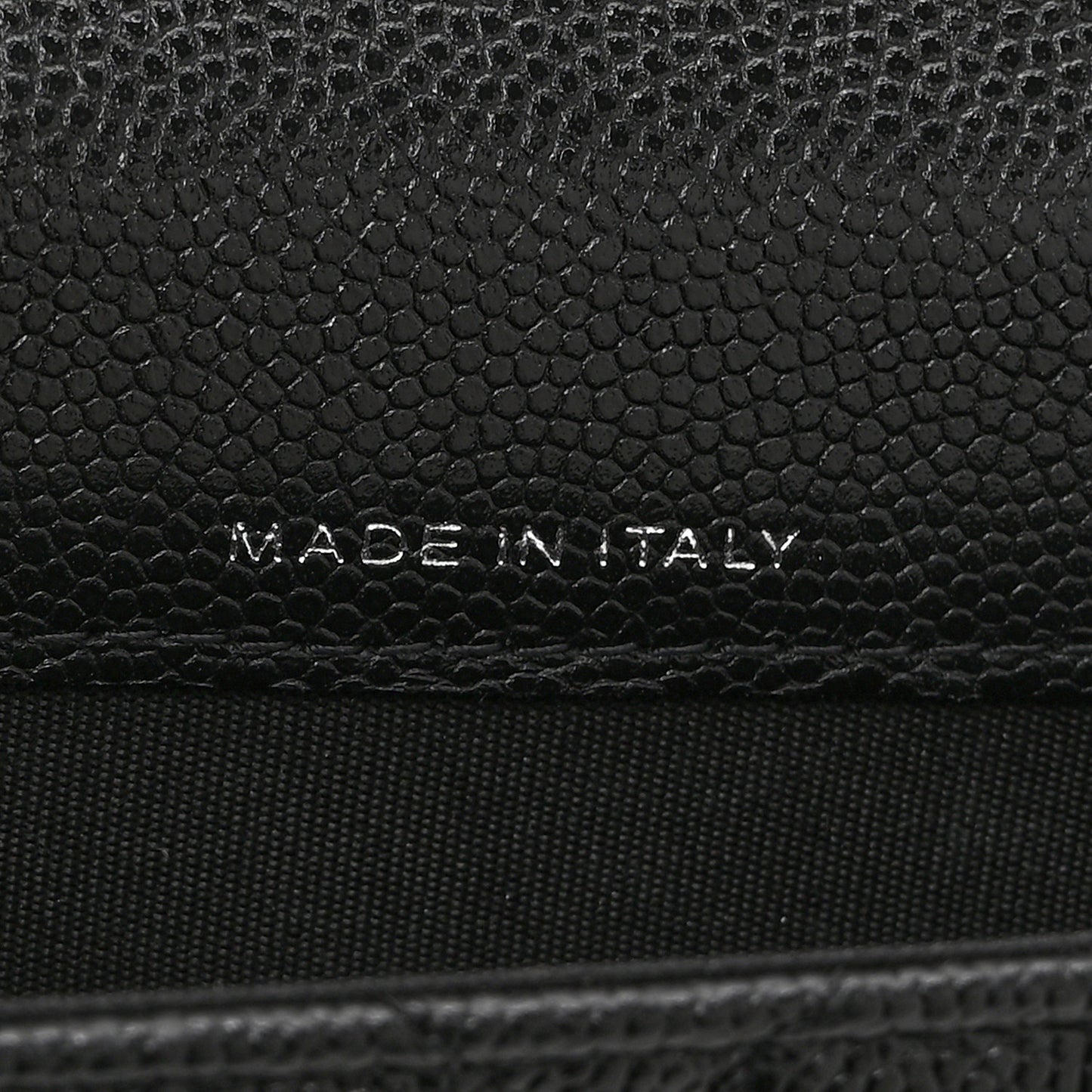 Caviar Quilted My Everything Belt Flap Card Holder Black