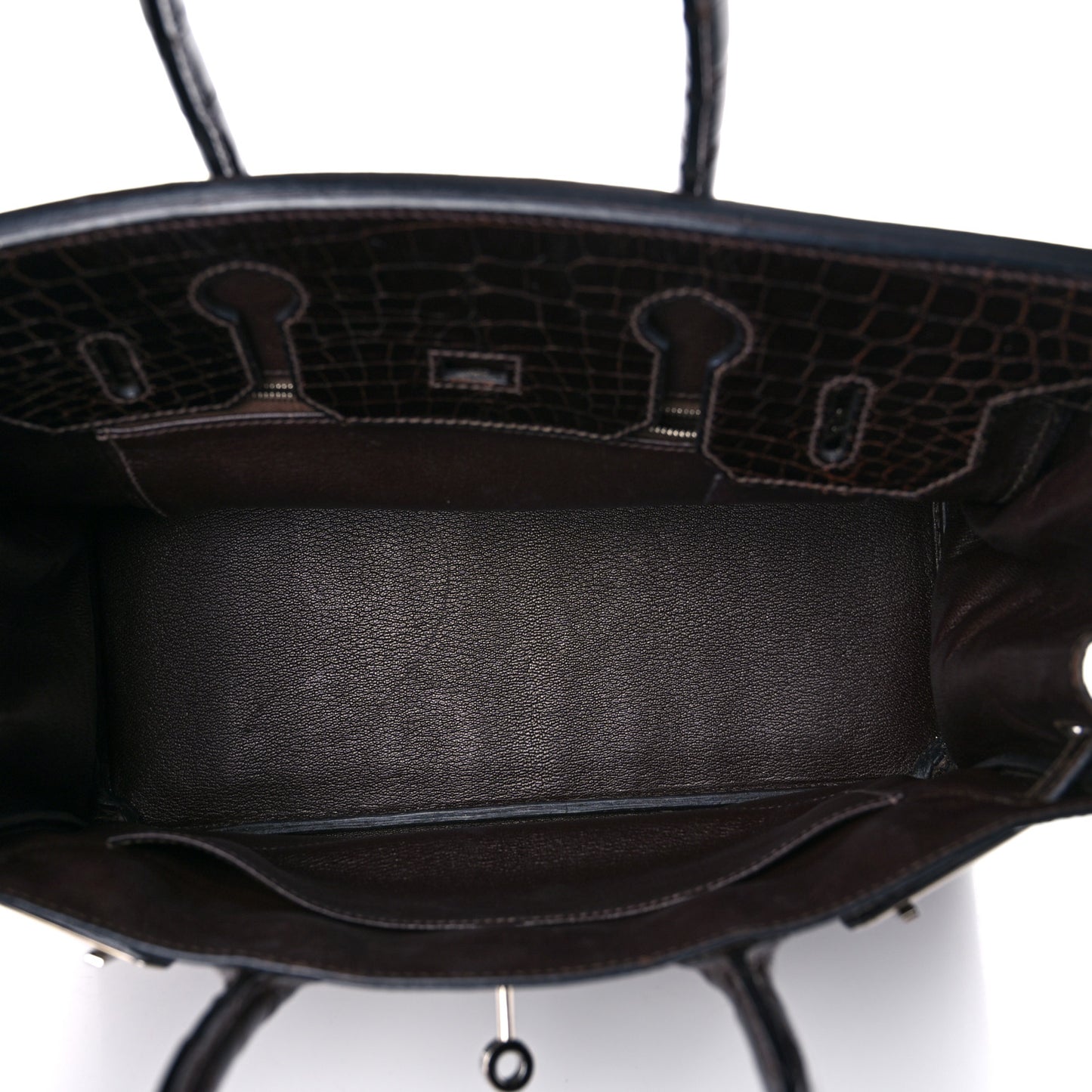 Shiny Niloticus Crocodile Birkin 30 Havane
