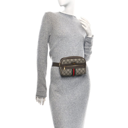 Gucci GG Supreme Monogram Web Small Ophidia Belt Bag 75 30 Dark Brown 2 of 12