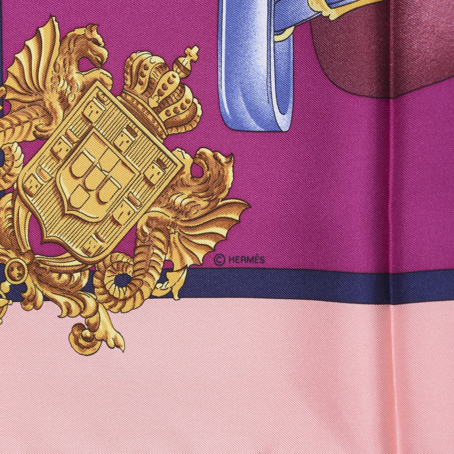 Silk Harnais De Cour Scarf 90